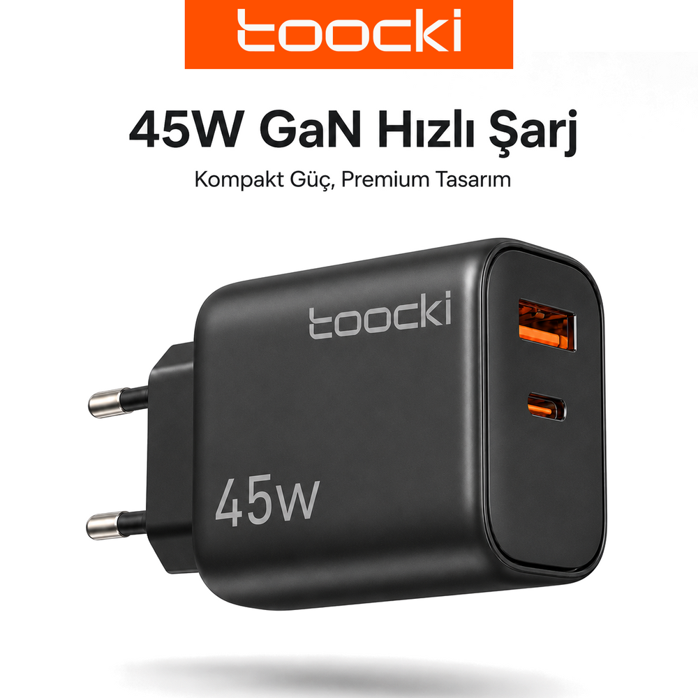 Toocki 45W GaN Şarj Cihazı