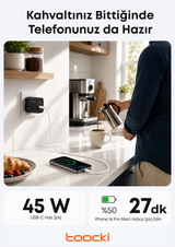 Toocki 45W GaN Şarj Cihazı